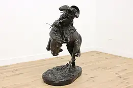 Cowboy & Mustang Vintage Bronze Sculpture after Remington #47272