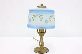 Frosted Glass Vintage Boudoir or Desk Lamp, Aladdin #47357