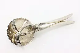 Victorian Antique Silverplate Handheld Citrus Juicer Press #46616