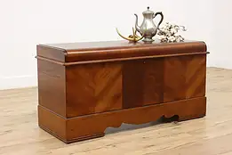 Art Deco Vintage Cedar-Lined Blanket Chest or Trunk #36882