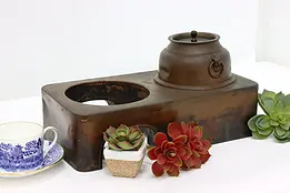 Japanese Antique Copper Tea or Sake Warmer #47286