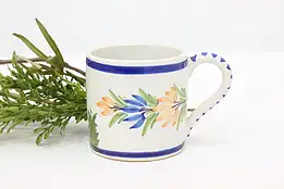 French Vintage Quimper Hand Painted Cup or Mug, Brittany #44026