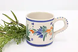 French Vintage Quimper Hand Painted Coffee Cup or Mug #44028