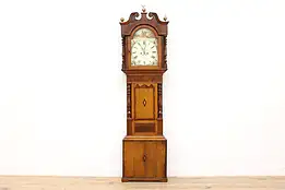 English Georgian Antique 1830s Grandfather Clock, Griffiths #39289