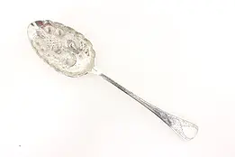 Victorian Antique English Silverplate Berry Serving Spoon JR #45404