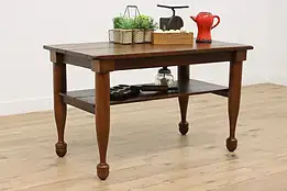 Farmhouse Antique Ash & Birch Rustic Kitchen Island or Table #47455