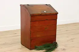 Farmhouse Antique Grain, Boot or Fireplace Kindling Bin #47441