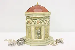 Architectural Model Hand Painted Jewelry Box, Yannas #47808