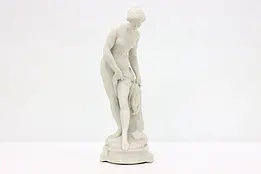 The Bather Antique French Marble Sculpture after Falconet #47002