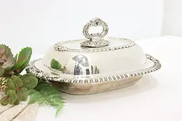 Silverplate Vintage Covered Serving Dish, Reed & Barton #46500
