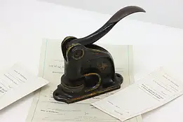 Cast Iron Antique Minnesota Dept. G.A.R. Letter Embosser #47891