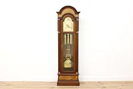 Kieninger Vintage Cherry & Ash Tall Case Grandfather Clock #45846