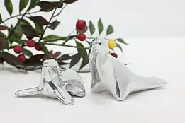 Hoselton Vintage Aluminum Mother Seal & Baby Sculptures #47523