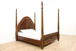 Georgian Style Vintage Four Poster California King Bed Ethan #48071