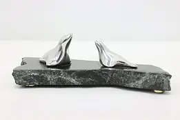 Hoselton Vintage Aluminum Seals Sculpture on Marble Base #47951