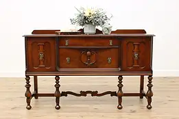 Tudor Design Antique Sideboard Server Bar Cabinet, Union #47702