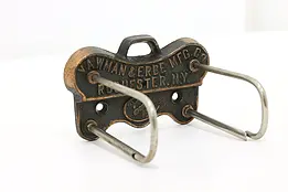 Industrial Antique Iron Office Wall Key or File Hook, Yawman #48269