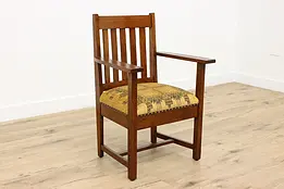 Arts & Crafts Mission Oak Antique Craftsman Chair Cortland #47140