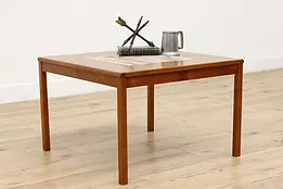 Midcentury Modern Vintage Teak Coffee Table, Tiles, Toften #48295