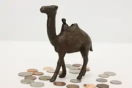 Cast Iron Antique Camel Sculpture Coin Bank #46740