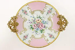 French Limoges Antique Porcelain Card Tray or Pastry Dish #47687