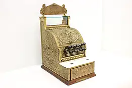 Victorian Antique Candy Barber Bronze Cash Register National #47697