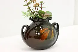 Louwelsa Antique Glazed Hand Painted Pottery Vase, Weller #48313