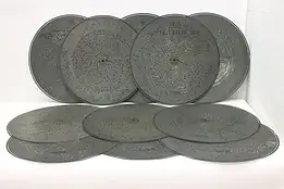 Set of 11 Antique Stella Music Box 17.25" Decorative Discs #48057