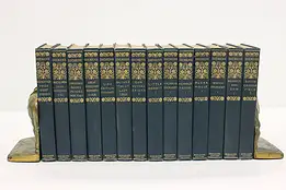 Set of 14 Antique 1908 Charles Dickens Novels #48795