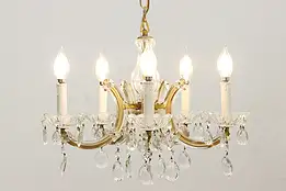 Maria Theresa Design Vintage 5 Arm Italian Chandelier #48564