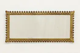 Traditional Antique Bronze Finish Iron Mirror #47473