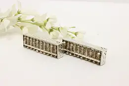 Abacus Vintage Sterling Silver Salt & Pepper Shakers #48198