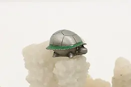 Miniature Vintage Painted Turtle Sculpture #48990