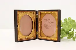 Littlefield Antique 1850s Daguerreotype Photograph Case #47963