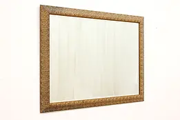 Traditional Vintage Beveled Hall or Bath Wall Mirror #48971