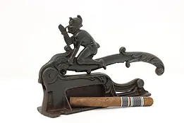 Industrial Antique Cast Iron Tobacco Plug Cutter, Harlequin #48443