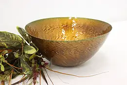 Midcentury Modern Vintage Enamel over Copper Bowl, Statham #49228