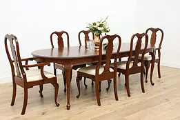 Cherry Vintage Dining Table Set 6 Chairs, Pennsylvania House #49544