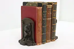 Pair of Antique Bronze Finish Rodin The Thinker Bookends #49573