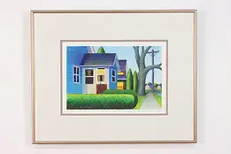 Colorful Neighborhood Vintage Screen Print, Bodden 22" #49993