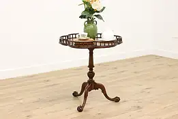 Georgian Design Antique Walnut Center or Entry Table, Grand #49997