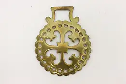 Horse Antique Brass Harness Medallion #45919