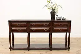 Farmhouse Maple Sideboard, Server or TV Console, Alder #50170