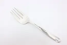 Silver Wheat Reed & Barton Sterling Midcentury Meat Fork #50750