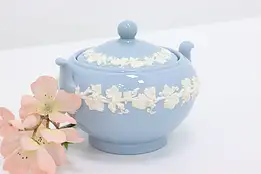 Wedgwood Vintage English Queen's Ware Ceramic Sugar Bowl #49002