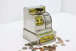 Uncle Sam's Vintage Steel Cash Register Coin Bank #49401