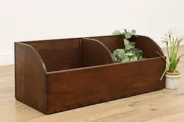 Farmhouse Antique Country Pine Grain, Boot or Storage Bin #50880