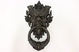 Gothic Design Vintage Bronze Gargoyle Door Knocker #50944