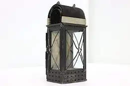 German Antique Iron Fireman or Miner Candle Lantern, Lieb #50524