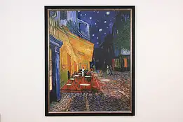 Cafe Terrace at Night Vintage Print after Van Gogh 52" #51468